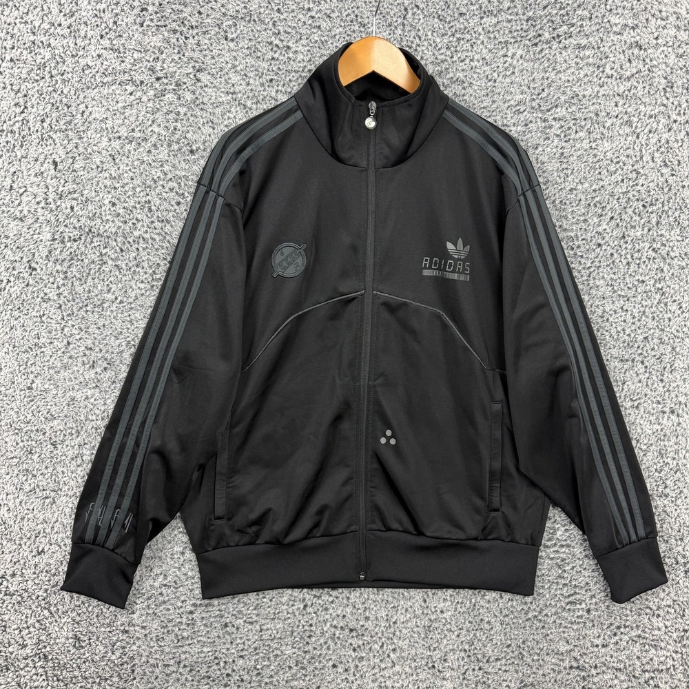 Adidas Star Wars Boba Fett Track Jacket Mens XL Black Firebird Tricot Trefoil